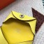 Hermes Bastia Change Purse in Epsom Leather Yellow