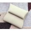 Hermes Bastia Change Purse in Epsom Leather White