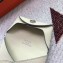 Hermes Bastia Change Purse in Epsom Leather White