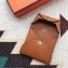 Hermes Bastia Change Purse in Epsom Leather Brown