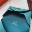 Hermes Bastia Change Purse in Epsom Leather Denim Blue