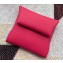Hermes Bastia Change Purse in Epsom Leather Fuchsia