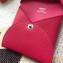 Hermes Bastia Change Purse in Epsom Leather Fuchsia