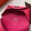 Hermes Bastia Change Purse in Epsom Leather Fuchsia