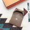 Hermes Bastia Change Purse in Epsom Leather Etoupe