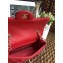 Chanel Lambskin Small Classic Flap Bag A1116 Red