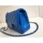 Chanel Lambskin Small Classic Flap Bag A1116 Blue