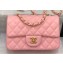 Chanel Lambskin Small Classic Flap Bag A1116 Pink