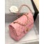 Chanel Lambskin Small Classic Flap Bag A1116 Pink
