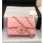 Chanel Lambskin Small Classic Flap Bag A1116 Pink