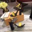 Louis Vuitton Heel 10cm Passenger Sandals Yellow 2020