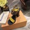 Louis Vuitton Heel 10cm Passenger Sandals Yellow 2020