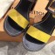 Louis Vuitton Heel 10cm Passenger Sandals Yellow 2020