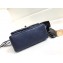 Chanel Lambskin Mini Classic Flap Bag A1115 Navy Blue