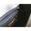Chanel Lambskin Mini Classic Flap Bag A1115 Navy Blue