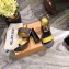 Louis Vuitton Heel 10cm Passenger Sandals Yellow 2020