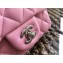 Chanel Lambskin Mini Classic Flap Bag A1115 Pink