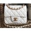Chanel Lambskin Mini Classic Flap Bag A1115 White
