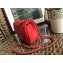 Chanel Lambskin Mini Classic Flap Bag A1115 Red