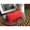 Chanel Lambskin Mini Classic Flap Bag A1115 Red