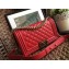 Chanel Lambskin Boy Flap Medium Bag Red/Gold