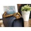 Chanel Lambskin Boy Flap Medium Bag Navy Blue/Gold