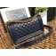 Chanel Lambskin Boy Flap Medium Bag Navy Blue/Gold
