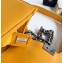 Chanel Lambskin Boy Flap Medium Bag Yellow/Silver