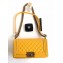 Chanel Lambskin Boy Flap Medium Bag Yellow/Gold