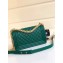 Chanel Caviar Leather Boy Flap Medium Bag Emerald Green