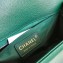 Chanel Caviar Leather Boy Flap Medium Bag Emerald Green