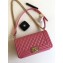 Chanel Caviar Leather Boy Flap Medium Bag Dark Pink