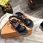 Louis Vuitton Passenger Flat Sandals Black 2020