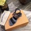 Louis Vuitton Passenger Flat Sandals Black 2020