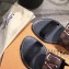 Louis Vuitton Passenger Flat Sandals Black 2020