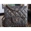 Chanel Patent Leather Mini Classic Flap Bag A1115 Gray
