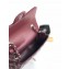 Chanel Patent Leather Small Classic Flap Bag A1116 Burgundy/Silver