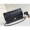 Chanel Patent Leather Medium Classic Flap Bag A1112 Black/Silver