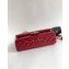 Chanel Patent Leather Medium Classic Flap Bag A1112 Red/Gold