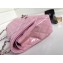 Chanel Patent Leather Medium Classic Flap Bag A1112 Pink