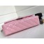 Chanel Patent Leather Medium Classic Flap Bag A1112 Pink