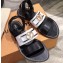 Louis Vuitton Academy Flat Sandals White 2020