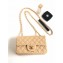 Chanel Caviar Leather Small Classic Flap Bag A1116 Beige/Gold
