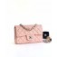 Chanel Caviar Leather Small Classic Flap Bag A1116 Light Pink/Silver