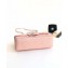 Chanel Caviar Leather Small Classic Flap Bag A1116 Light Pink/Silver