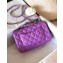 Chanel Lambskin Small Classic Flap Bag A1116 Mauve