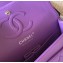 Chanel Lambskin Medium Classic Flap Bag A1112 Mauve
