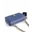 Chanel Pearl Caviar Calfskin Medium Classic Flap Bag A1112 Navy Blue