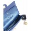 Chanel Pearl Caviar Calfskin Medium Classic Flap Bag A1112 Navy Blue