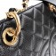 Chanel Caviar Leather GST Shopping Tote Bag A50995 Black/Gold